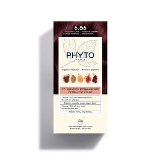 COLORATION PHYTO 6.66 Châtain Clair Cerise Intense